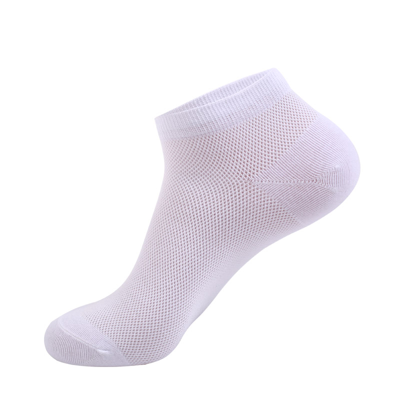 达达狼旗舰店袜子男短袜夏季薄款网眼超薄夏天透气薄棉防臭短筒吸汗低帮黑白色3