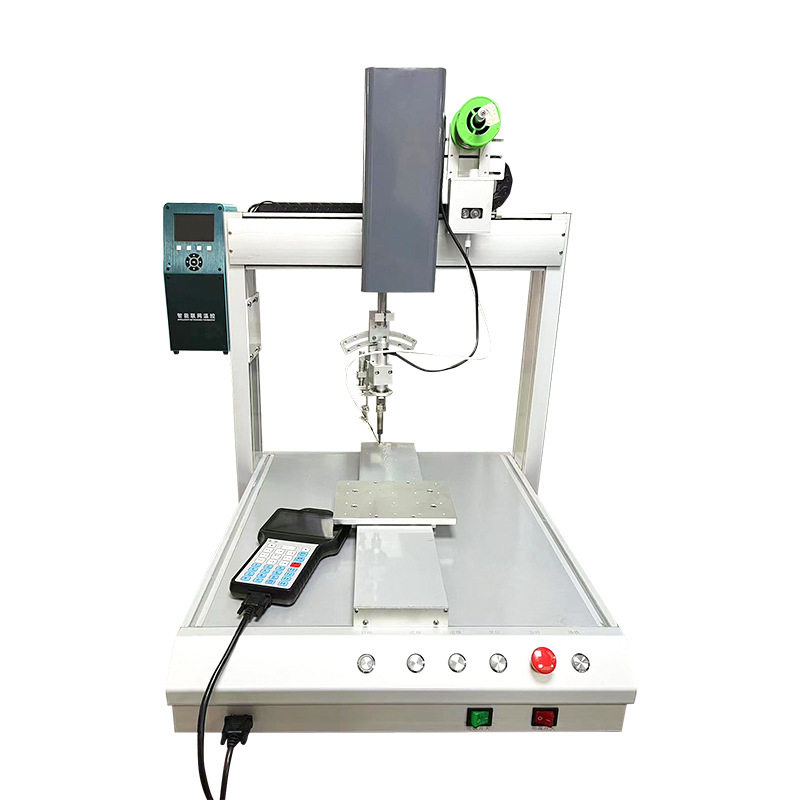 自动焊锡机电子零件USB线路板点焊机操作简单桌面多轴旋转焊锡机,淘宝优惠券,粉丝福利购,淘宝优惠卷