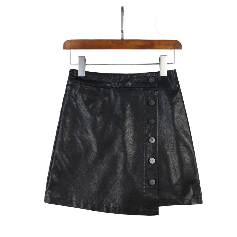 2020新款秋冬高腰小a字裙半身裙 库优达半身裙