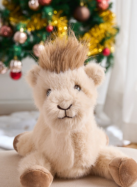 可爱摆烂骆驼毛绒玩具儿童安抚公仔可站可坐小羊家居摆件礼物批发