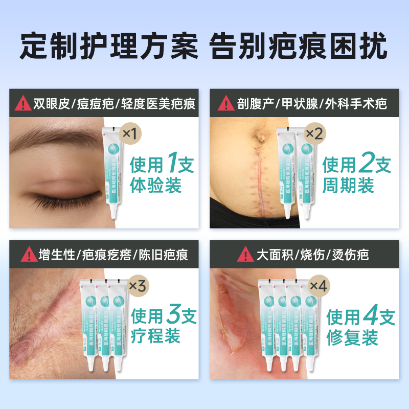 云南白药泰邦疤痕凝胶疤痕膏辅助修复疤痕脸部烧烫伤剖腹产增生