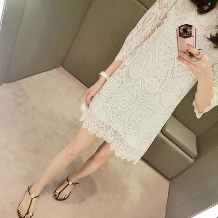 蕾丝春秋新款法国小众超仙女打底衫 异言T恤