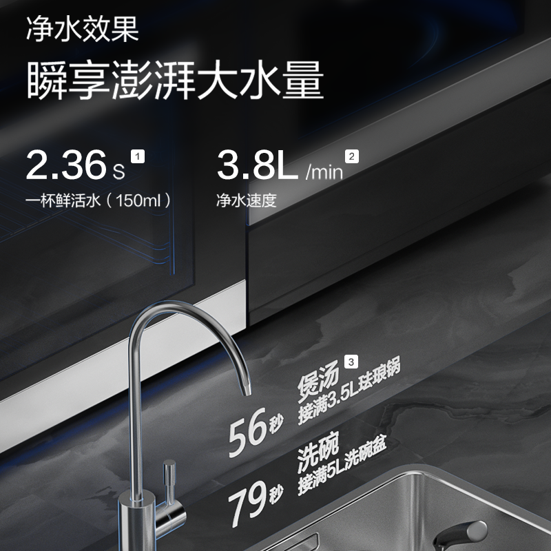 安吉尔家用ro 1200g净水器 安吉尔净水器