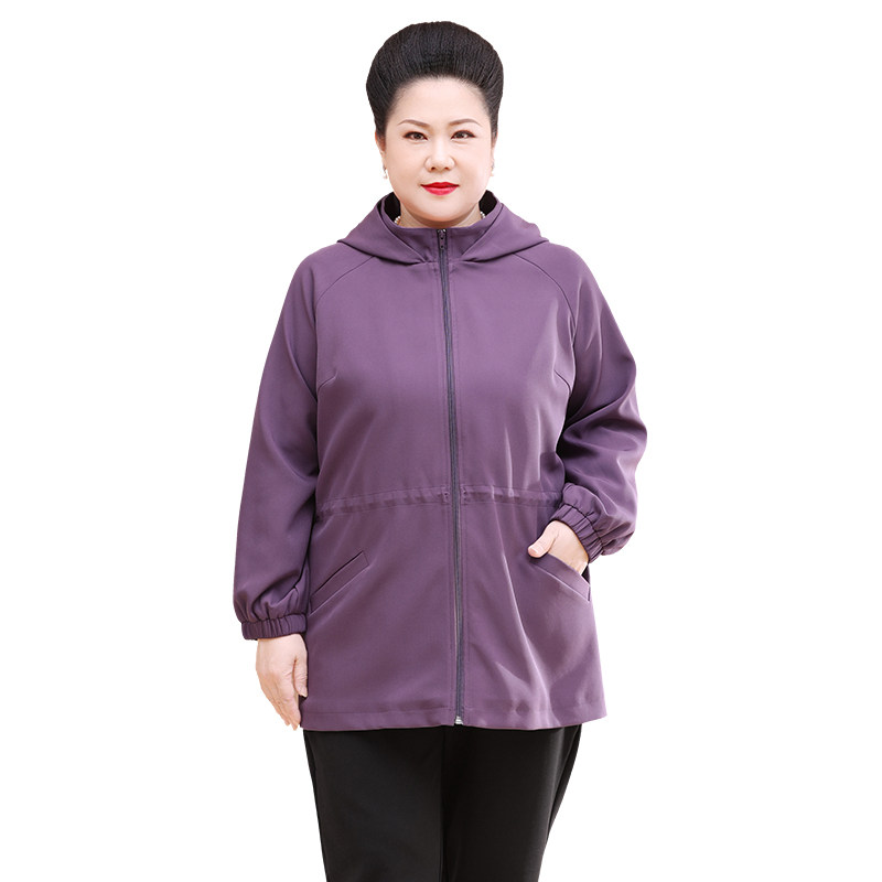 老太太秋装外套简约洋气2020开衫 优爱菲中老年女装