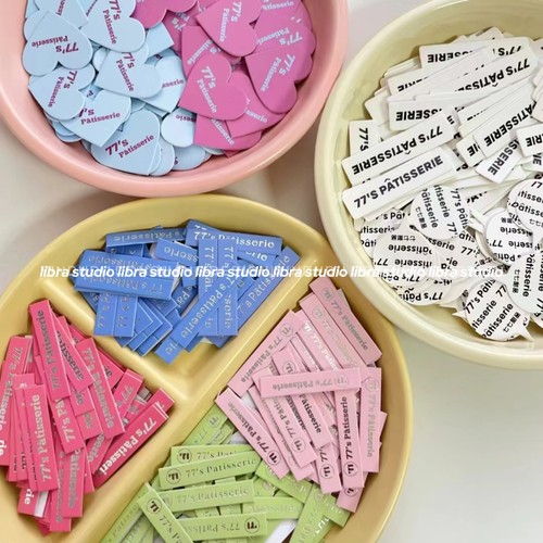 生日蛋糕插牌定制logo插牌烘焙弯曲插牌蛋糕插旗烫金插签甜品小卡 - 图2