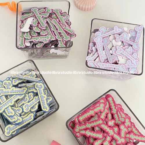 生日蛋糕插牌定制logo插牌烘焙弯曲插牌蛋糕插旗烫金插签甜品小卡 - 图3