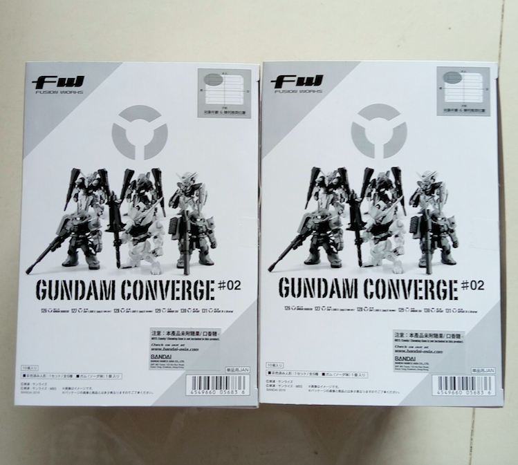 日本 万代 fw gundam converge #02 高达盒蛋 现货 全六种 - 图1