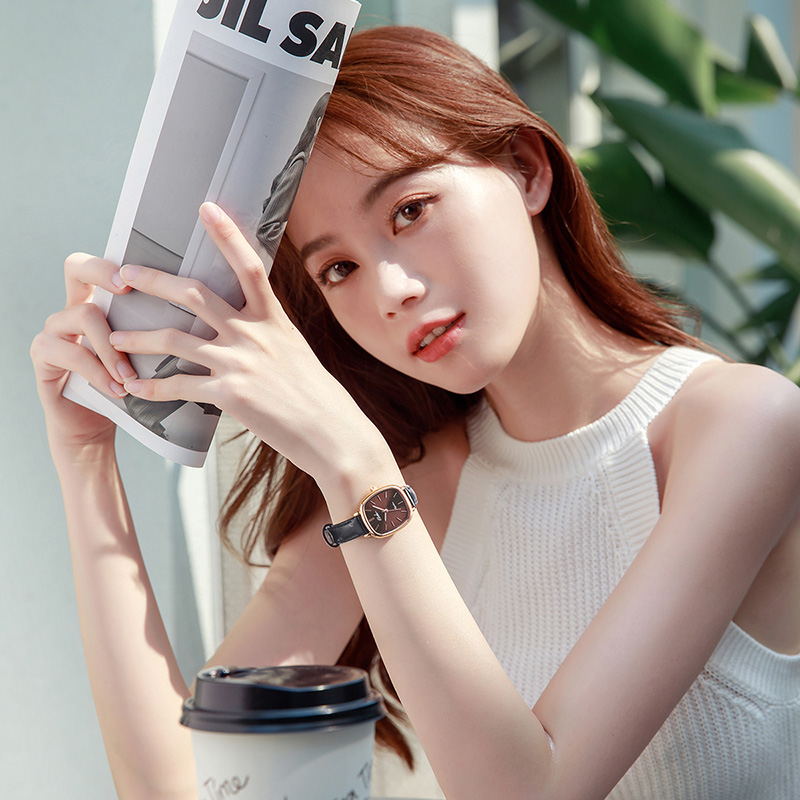 依波正品复古轻奢小众女士5165 依波国产腕表