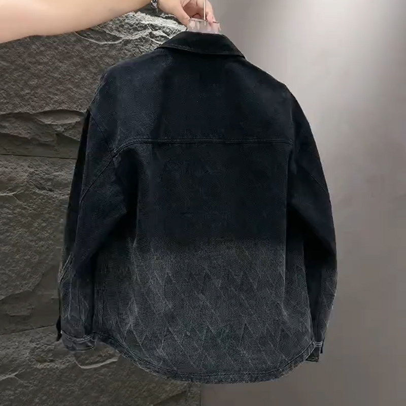 加绒加厚牛仔外套男款潮秋冬季休闲重磅美式复古外穿翻领夹克男装,淘宝优惠券,粉丝福利购,淘宝优惠卷