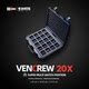 VENCREW Super Box Pro Max Watch Safety Box Moisture-proof Box Multi-position Watch Box