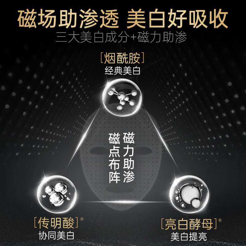 膜法世家官方旗舰店【双11预售】膜法世家美白磁点面膜30片烟酰胺补水保湿正品男女1