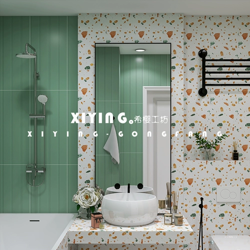 Европейская стиль рафинированная вода из камня каменная плитка 300600 все -порвранский антикварный кирпичный кирпичный кухонный гвардия кирпич