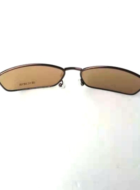 墨镜中老年玻璃茶色长方形太阳镜