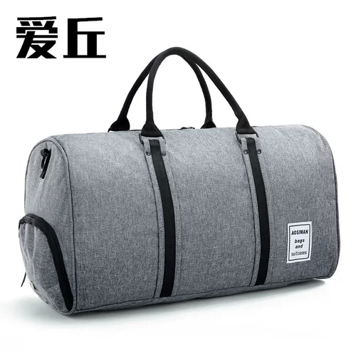 爱丘 Вместительная и большая сумка для путешествий, багажная спортивная спортивная сумка, сумка на одно плечо