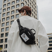 Chest Bag Mens 2023 New Male College Students Sloped Satchel Pack Backpack Mens Bag Casual Riding Bag Fanny Pack Fashion Trends