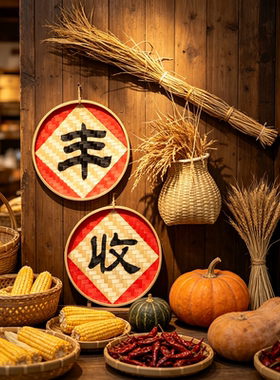复古怀旧8090年代墙饰乡村振兴文化墙村史馆文旅打卡装饰丰收挂件