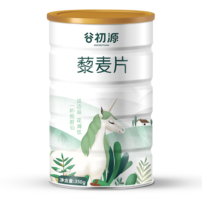 谷初源藜麦片即食代餐粥白色藜麦米三色营养早晚餐饱腹无糖精燕麦