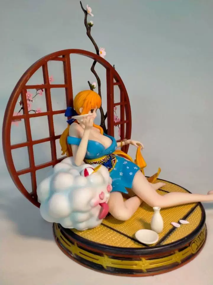 One Piece На краливая сексуальная пьяная экран кимоно лимитированная серия статуя GK ручной работы подарок на день рождения