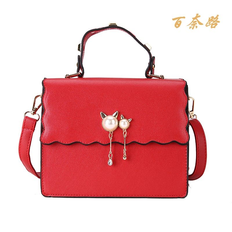 大红色结婚包包女2020年新款小风琴 百奈路箱包女士包袋