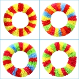 Церемония открытия игр с цветочным кольцом твердого круга