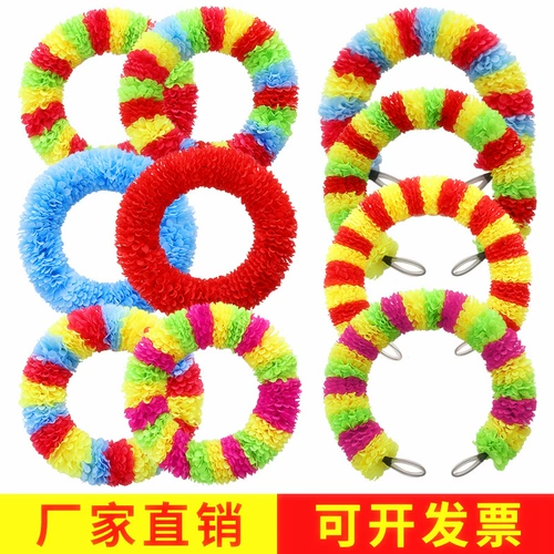 Церемония открытия игр с цветочным кольцом твердого круга