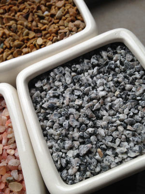 多肉植物铺面用彩砂彩色小石子黑金沙美观透气3 4mm 虎窝淘