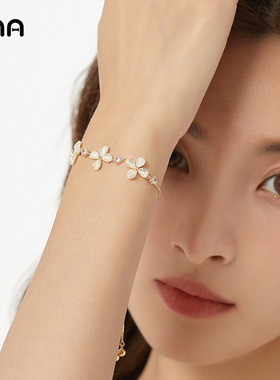 ONA花朵手链女小众设计高级感