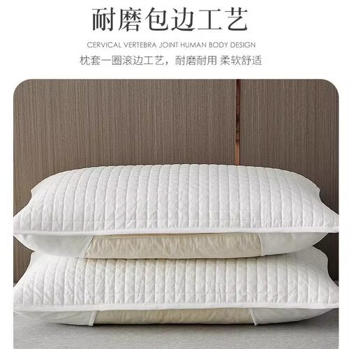 枕芯保护套隔离层枕头保护套加厚枕头套对装枕巾防脏防螨防汗 - 图0