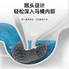 Toilet brush with no dead ends, household wall-mounted toilet brush, 2025 new cleaning artifact, long-handled toilet brush