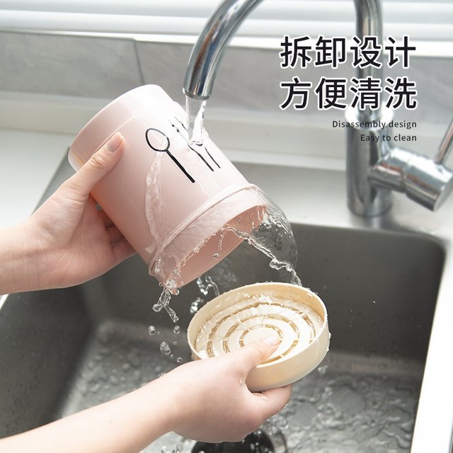 New kitchen storage countertop spoon tableware tube