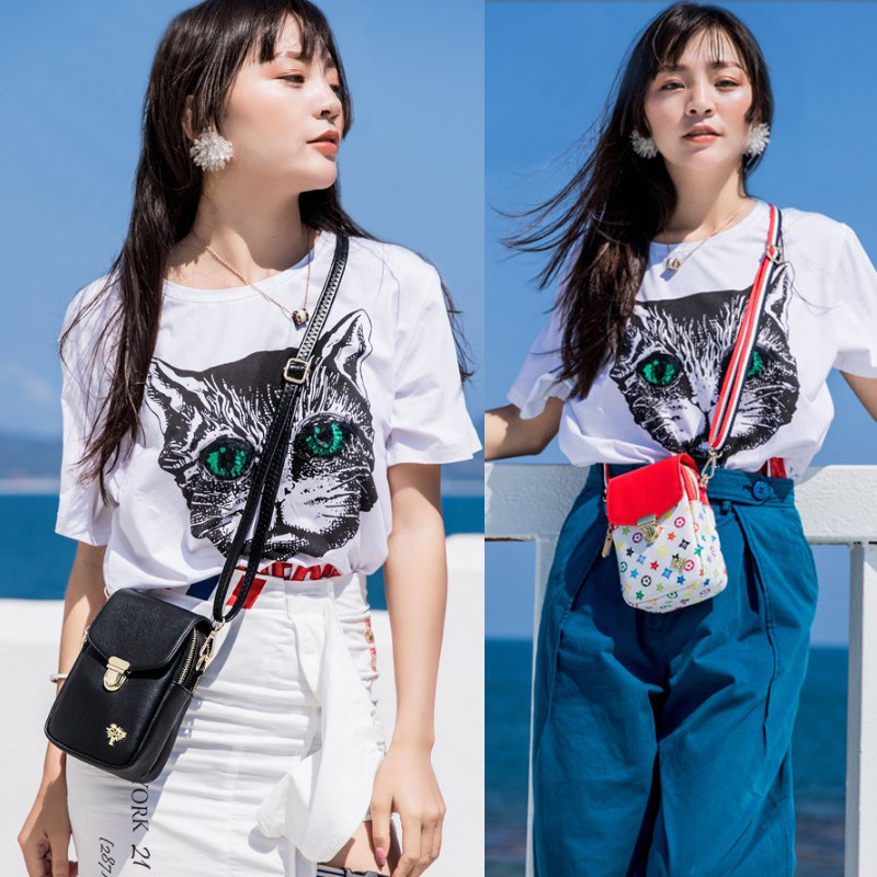 2020新款装手机的小包竖款袋单肩包 艾琪伊手机包