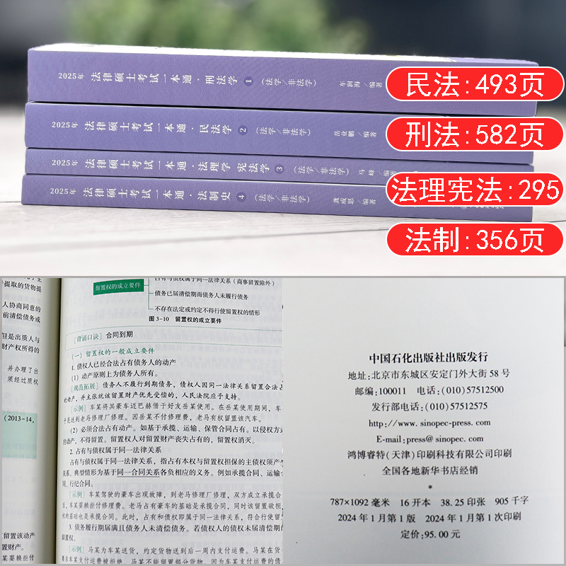 现货】2025众合法硕岳业鹏民法学一本通教材 25法律硕士联考教材法学非法学用教材法硕民法学一本通精讲车润海刑法-图2