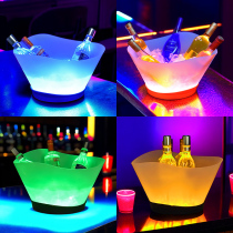 Bar Luminous Ice Bucket KTV Bag Room Exclusive High Face Value Meta Precious Champagne Barrel LED Creative Thickened Beer Frame Commercial