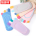 Hengyuanxiang vô hình năm ngón tay nam bốn phần mỏng cotton khử mùi ngón chân vớ nữ ngắn ống vớ vớ nông miệng vớ - Vớ hàng tuần tất off white Vớ hàng tuần