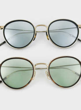 OliverPeoples复古纯钛超轻墨镜