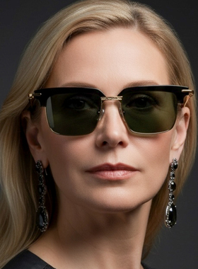 日本Masunaga复古商务纯钛太阳镜