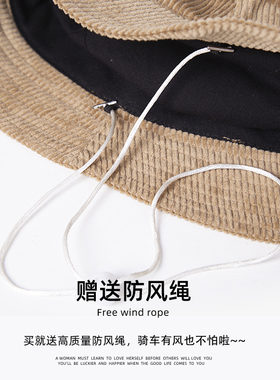 DZP渔夫帽出游休闲男女秋冬平檐