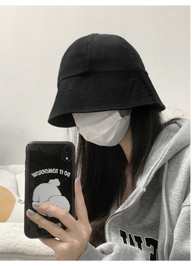 户外渔夫帽男女防晒防风平檐秋冬