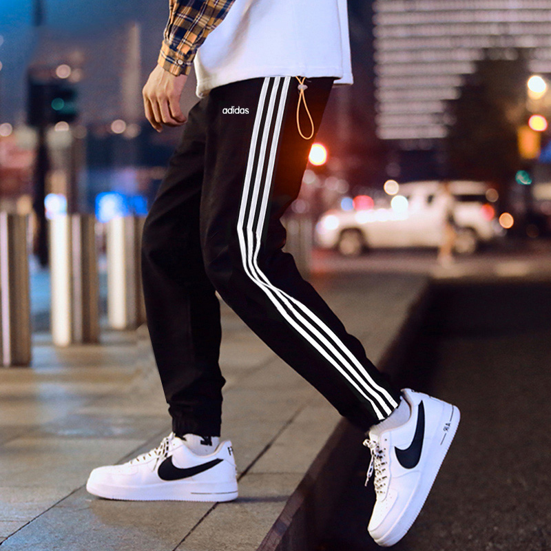 Adidas阿迪达斯长裤男正品夏季新款宽松休闲裤直筒裤运动裤GK8995