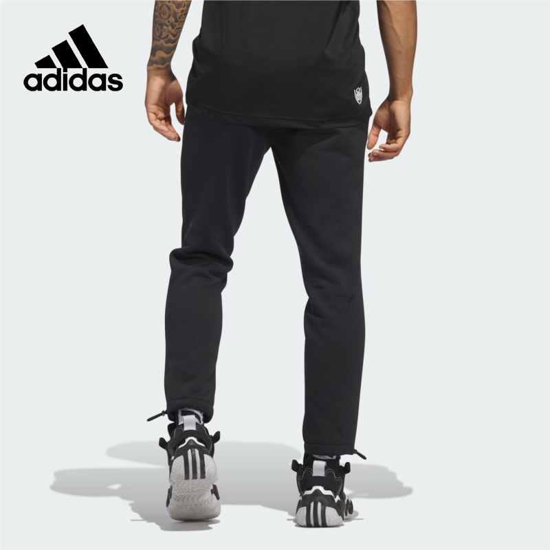 Adidas阿迪达斯2023新款男裤D.O.N.Fleece Pants运动长裤IJ0283-图1