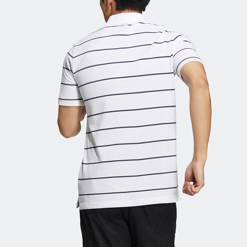 Adidas阿迪达斯短袖男2022夏季新款运动服透气翻领POLO衫HE7435 - 图0