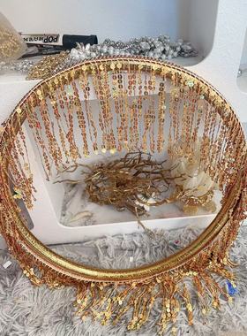 出售/精品儿童模特手持道具流苏弓箭流苏拐杖流苏呼啦圈流苏相框/