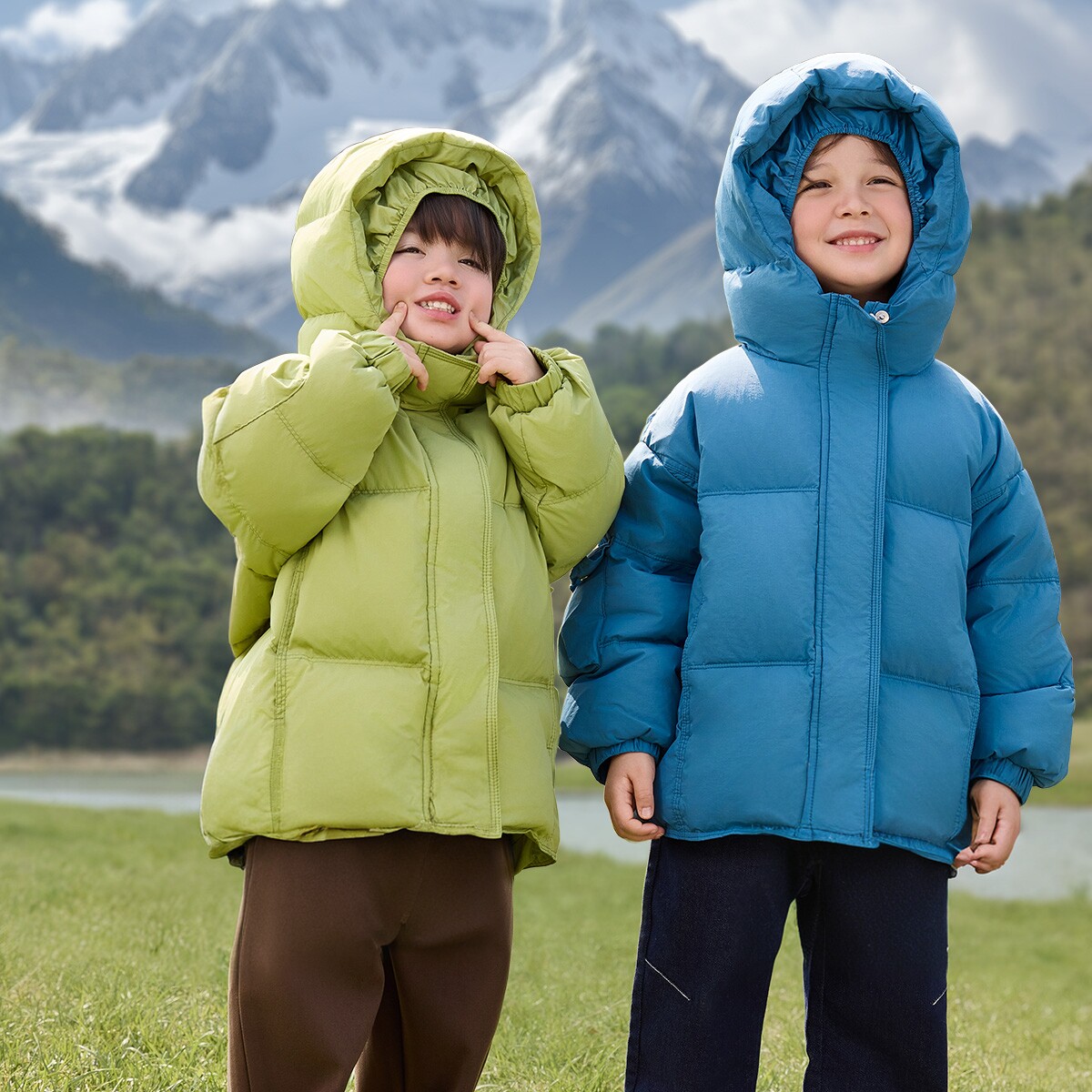 [三防高蓄热]威尔贝鲁儿童羽绒服冬季加厚男童羽绒服女宝宝面包服,淘宝优惠券,粉丝福利购,淘宝优惠卷
