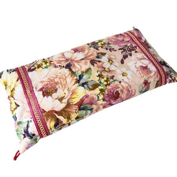 红盘扣宫廷棉粗布枕套枕头套花椒籽荞麦决明子艾草花草枕芯套颈枕,淘宝优惠券,粉丝福利购,淘宝优惠卷