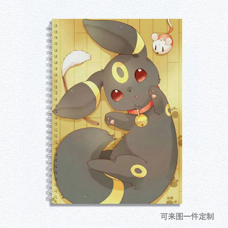 精灵宝可梦硬壳加厚画画绘画本B5/A4/8K素描速写本空白小学生定制
