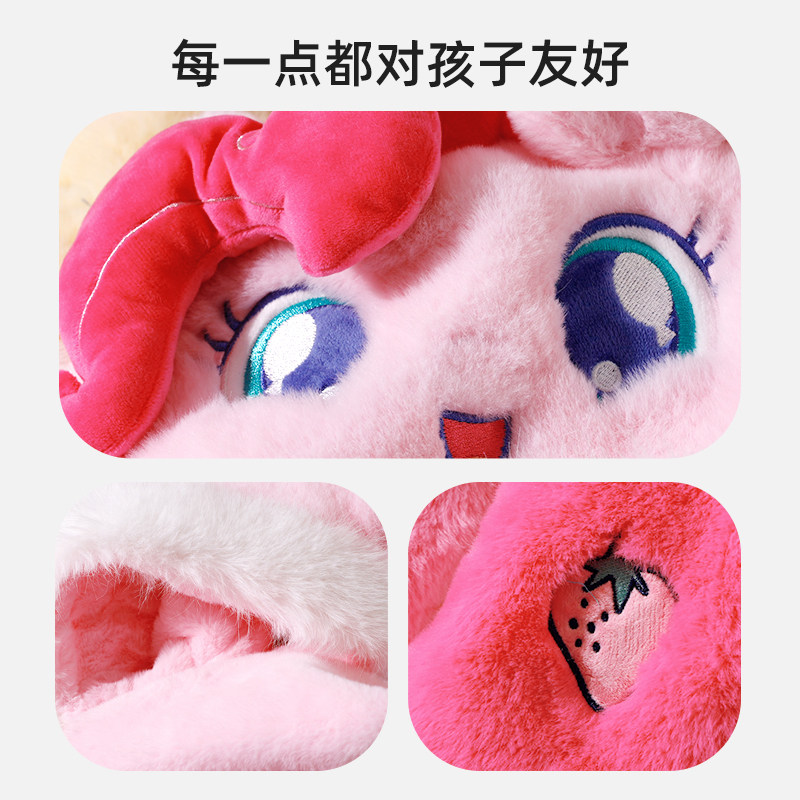 小马宝莉儿童帽子冬季围巾手套一体男女童冬天防寒保暖毛绒护耳帽,淘宝优惠券,粉丝福利购,淘宝优惠卷