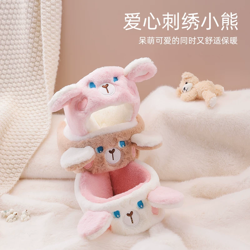 Теплые зимние мультяшные наушники, тёплые earmuffs, повязка на голову