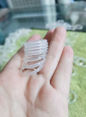 包邮/小口径白月光玛瑙指环2-3mm/手镯/纯天然冰透红玛瑙戒指1514