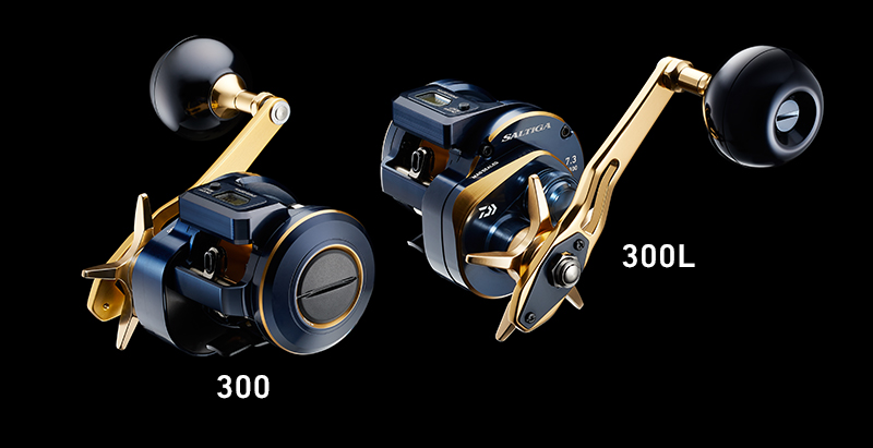 23款 Daiwa达亿瓦 SALTIGA  IC 100PL-DH 300HL-SJ数显慢摇鼓轮 - 图1