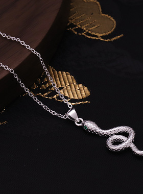 灵蛇项链小众设计吊坠